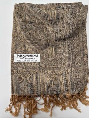 New | Beige Pashmina Shawl